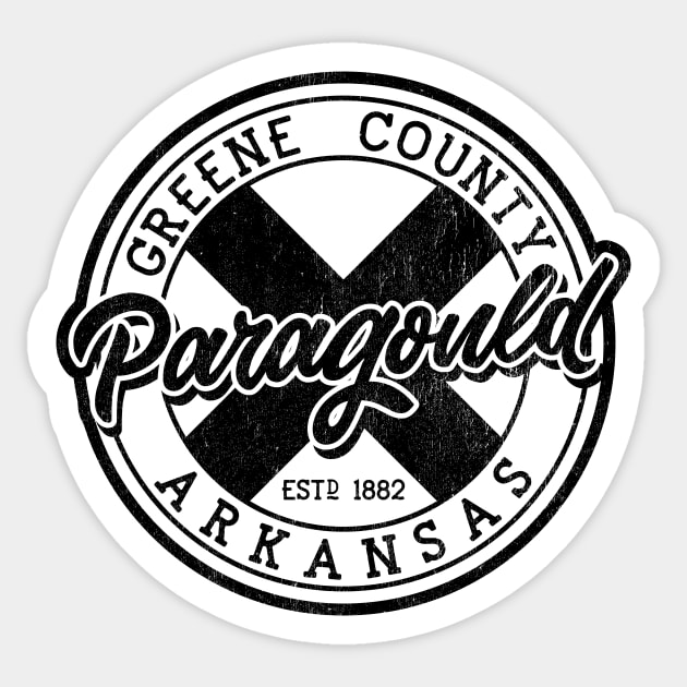 Paragould - Established 1882 Sticker by rt-shirts